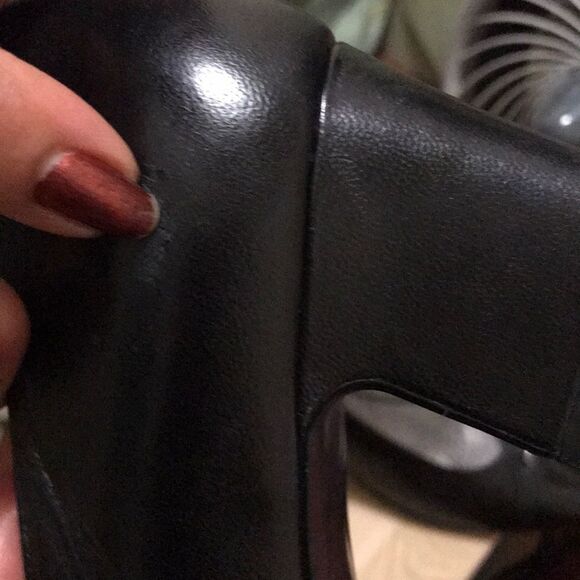 Naturalizer brand preloved pre owned good condition black heeled dress shoes - Picture 5 of 9